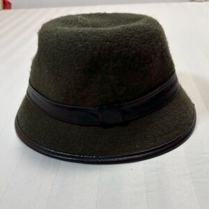 Canadian Green Bucket Hat with Black Trim